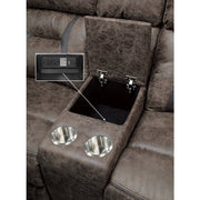 9989DB-2 Double Reclining Love Seat with Center Console - 9989DB-2