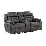 9989GY*2 2pc Set: Sofa, Love - 9989GY*2