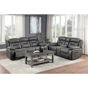 9989GY-3 Double Reclining Sofa - 9989GY-3