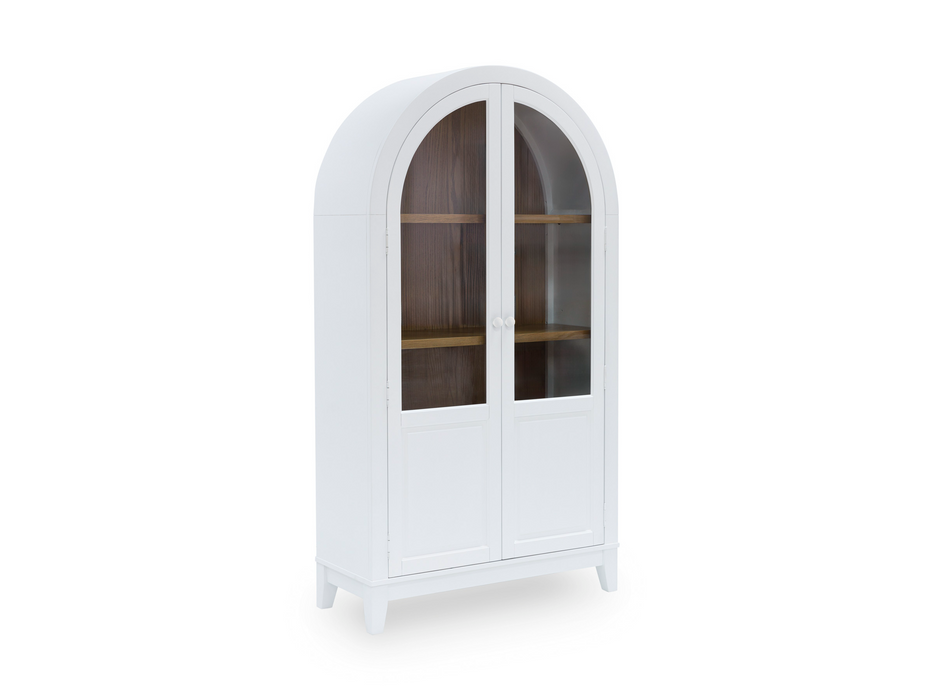 Dagandale White/Natural Accent Cabinet