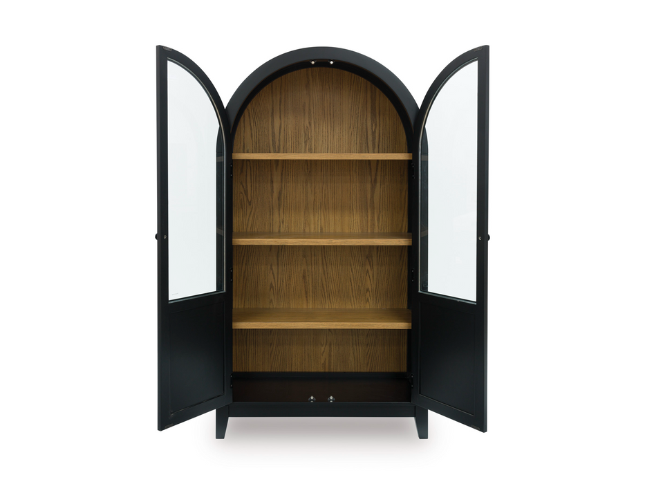 Dagandale Black / Natural Accent Cabinet