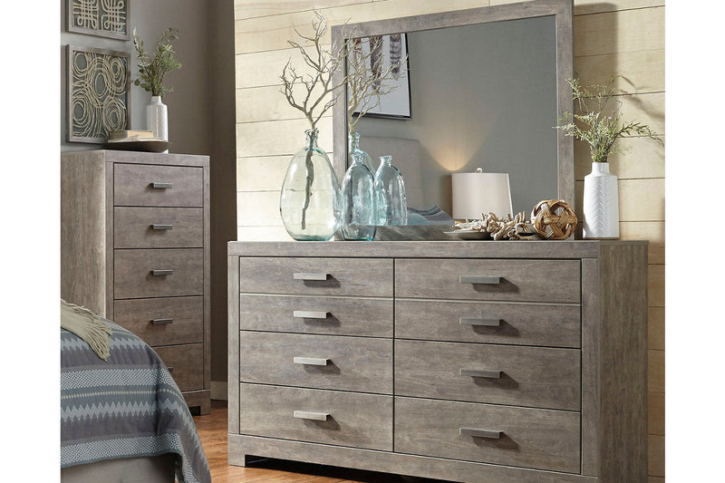 Culverbach Gray Dresser and Mirror -  Ashley - Lara Furniture