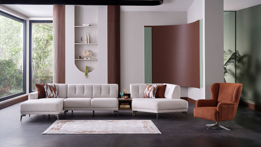 Atlanta Pearl 4-Piece Modular Sectional from Bellona - Lara Furniture