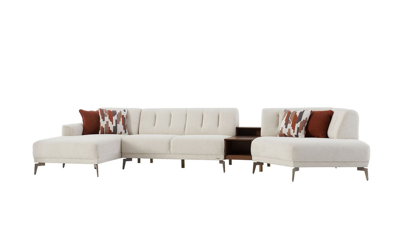 Atlanta Pearl 4-Piece Modular Sectional from Bellona - Lara Furniture