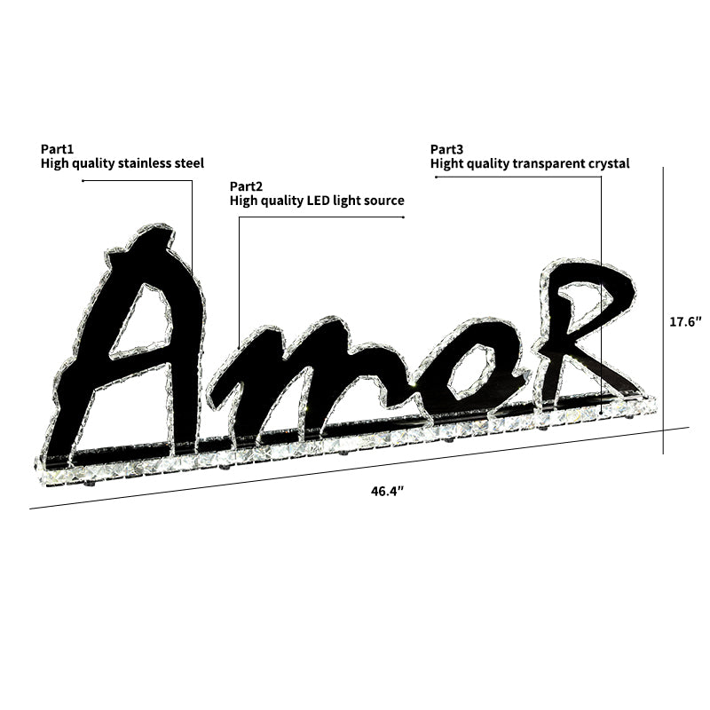 Amor Silver Led