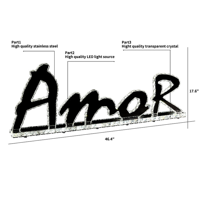 Amor Silver Led