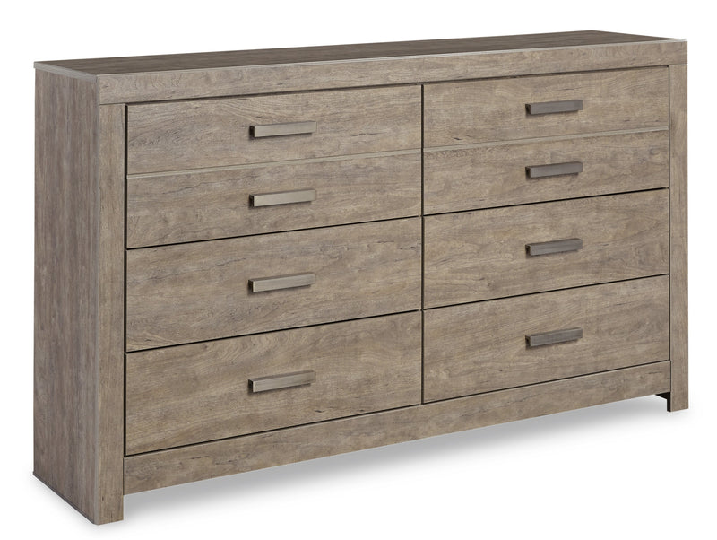 Culverbach Gray Queen Panel Bed with Dresser from Ashley - Lara Furniture