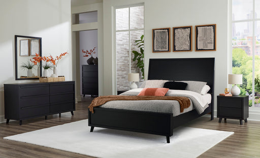 Danziar Black Panel Bedroom Set from Ashley - Lara Furniture
