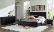 Danziar Black King Panel Bed, Dresser and Nightstand from Ashley - Lara Furniture