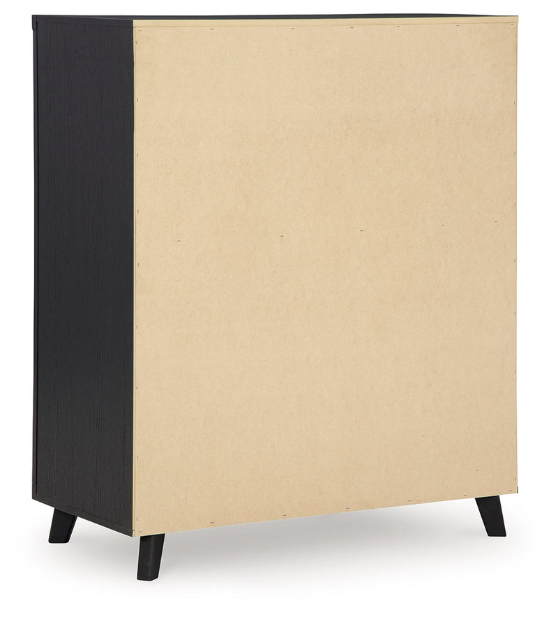 Danziar Black Queen Bed, Dresser, Mirror, Chest and Nightstand from Ashley - Lara Furniture