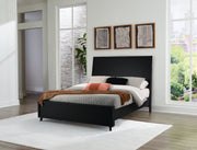Danziar Black Queen Panel Platform Bed, Dresser and Mirror from Ashley - Lara Furniture
