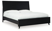 Danziar Black King Panel Bed, Dresser and Nightstand from Ashley - Lara Furniture