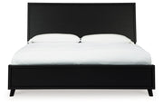 Danziar Black King Panel Bed, Dresser and Nightstand from Ashley - Lara Furniture