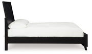 Danziar Black King Panel Bed, Dresser and Nightstand from Ashley - Lara Furniture
