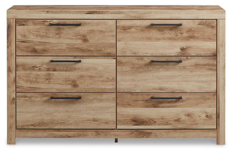 Hyanna Tan Brown Two Side Storage Panel Bedroom Set from Ashley - Lara Furniture