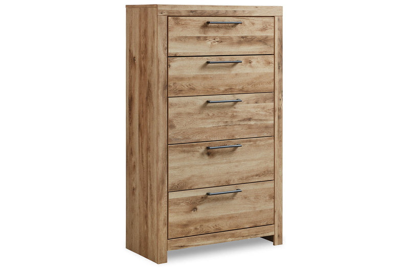 Hyanna Tan Brown Two Side Storage Panel Bedroom Set from Ashley - Lara Furniture