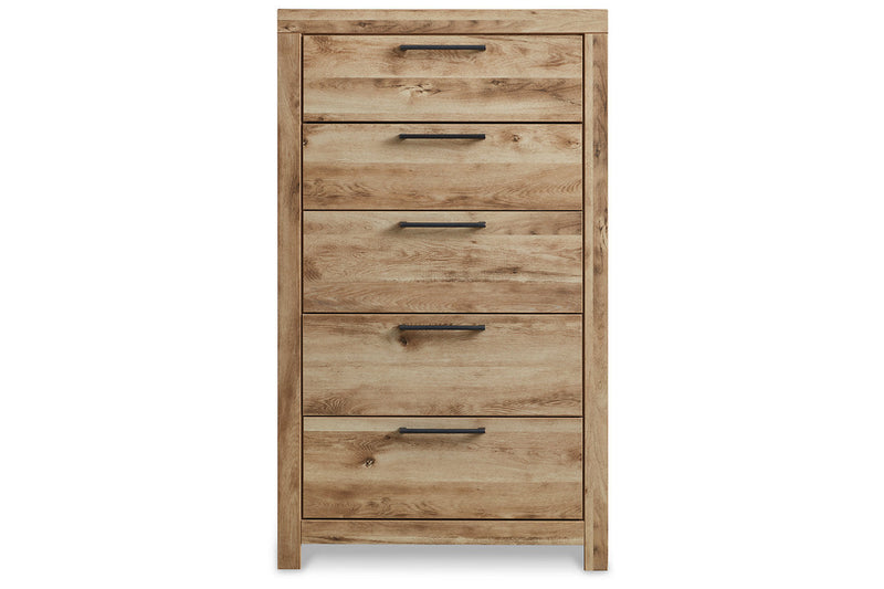 Hyanna Tan Brown Youth One Side Storage Panel Bedroom Set from Ashley - Lara Furniture
