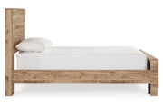 Hyanna Tan Brown Twin Panel Bed -  Ashley - Lara Furniture