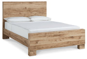 Hyanna Tan Brown Queen Panel Bed, Dresser and Mirror from Ashley - Lara Furniture
