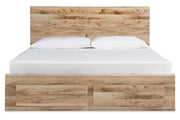 Hyanna Tan Brown One Side Storage Bedroom Set from Ashley - Lara Furniture