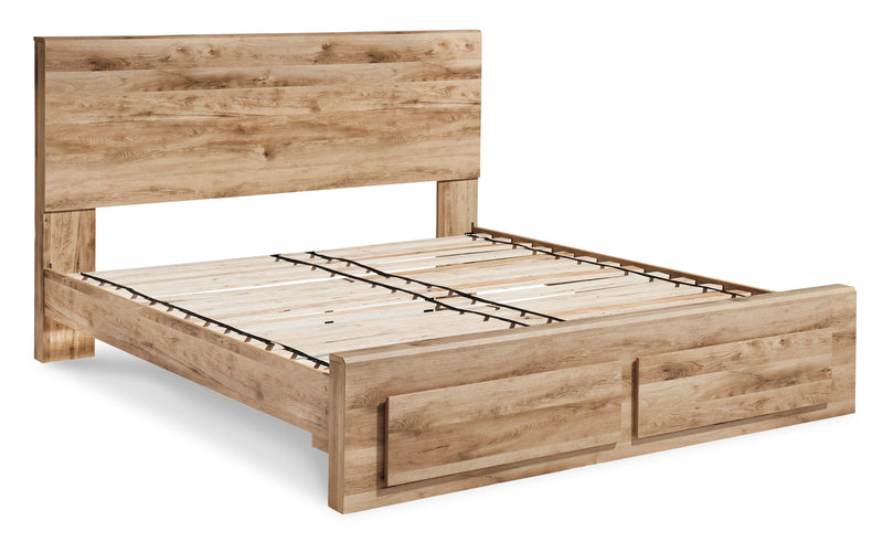 Hyanna Tan Brown Panel Storage Bedroom Set from Ashley - Lara Furniture