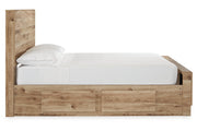 Hyanna Tan Brown Youth Two Side Storage Panel Bedroom Set from Ashley - Lara Furniture
