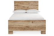 Hyanna Tan Brown Full Panel Bed -  Ashley - Lara Furniture