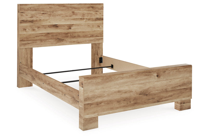 Hyanna Tan Brown Full Panel Bed -  Ashley - Lara Furniture