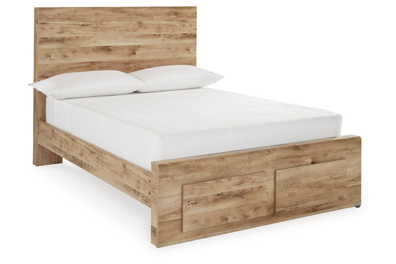 Hyanna Tan Brown Full Panel Storage Bed from Ashley - Lara Furniture