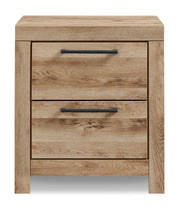 Hyanna Tan Brown Two Side Storage Panel Bedroom Set from Ashley - Lara Furniture