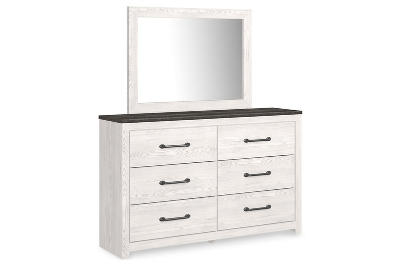 Gerridan White/Gray Dresser and Mirror -  Ashley - Lara Furniture