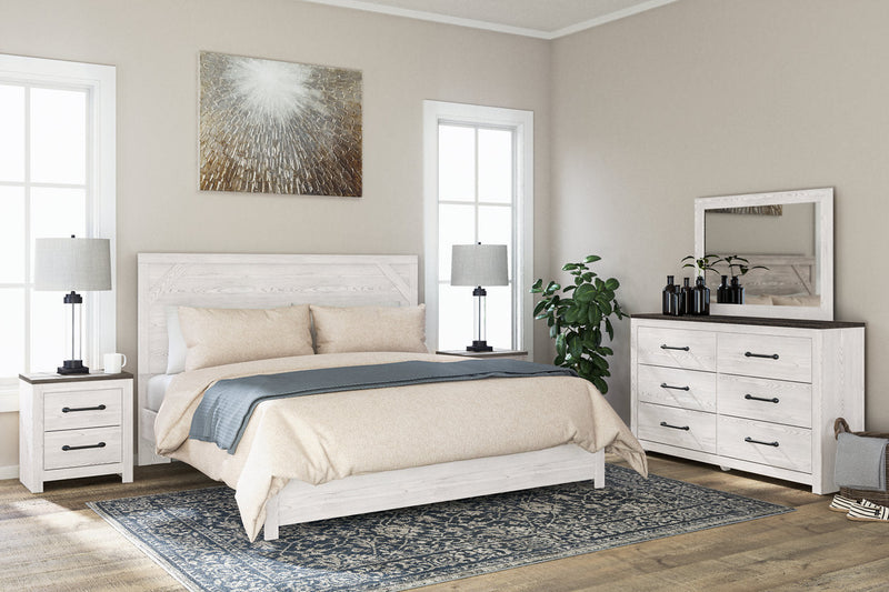 Gerridan White/Gray Dresser and Mirror -  Ashley - Lara Furniture