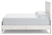 Gerridan White/Gray King Panel Bed with Mirrored Dresser and 2 Nightstands from Ashley - Lara Furniture