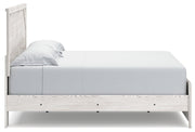 Gerridan White/Gray King Panel Bed with Mirrored Dresser and 2 Nightstands from Ashley - Lara Furniture