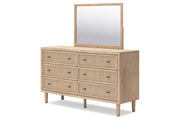 Cielden Two-tone Dresser and Mirror -  Ashley - Lara Furniture