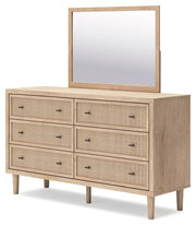 Cielden Two-tone Queen Panel Headboard, Dresser and Mirror from Ashley - Lara Furniture