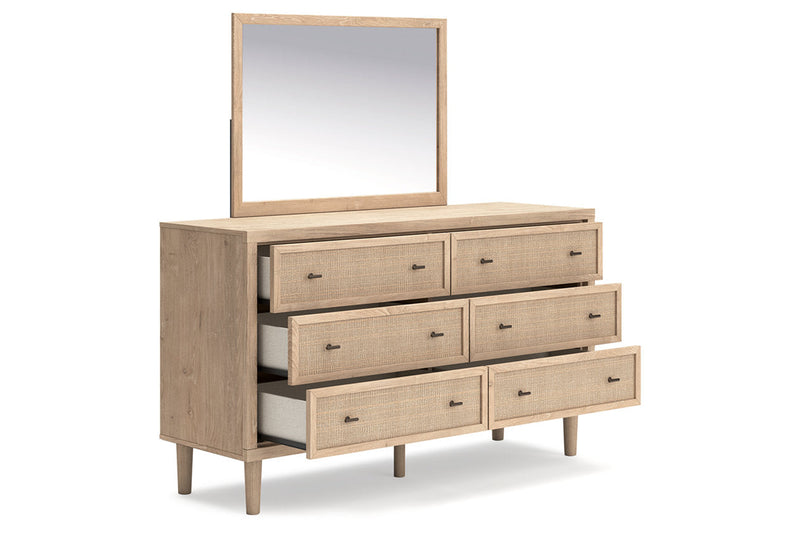 Cielden Two-tone Dresser and Mirror -  Ashley - Lara Furniture