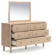 Cielden Two-tone King Panel Headboard, Dresser and Mirror from Ashley - Lara Furniture