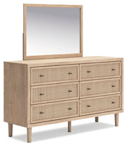 Cielden Two-tone Queen Panel Headboard, Dresser and Mirror from Ashley - Lara Furniture