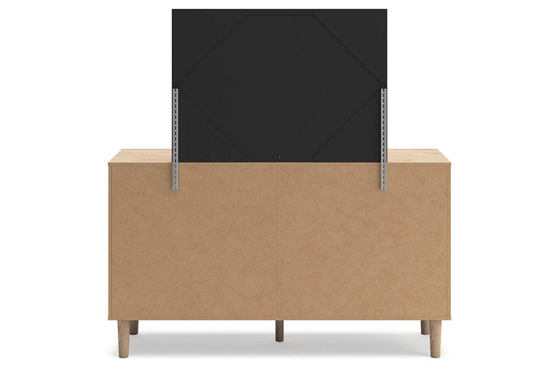 Cielden Two-tone Dresser and Mirror -  Ashley - Lara Furniture