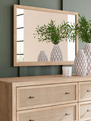 Cielden Two-tone King Panel Headboard, Dresser and Mirror from Ashley - Lara Furniture