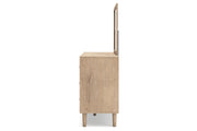 Cielden Two-tone Dresser and Mirror -  Ashley - Lara Furniture
