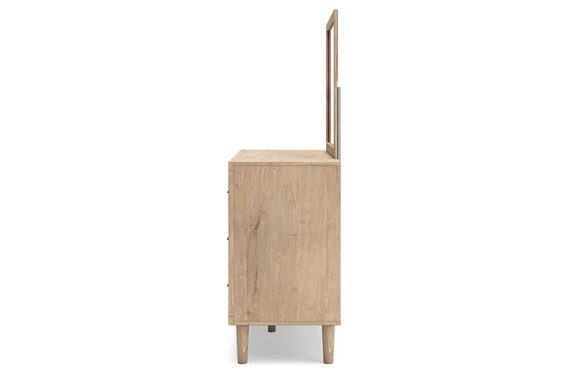 Cielden Two-tone Dresser and Mirror -  Ashley - Lara Furniture