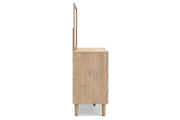Cielden Two-tone Dresser and Mirror -  Ashley - Lara Furniture