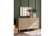 Cielden Two-tone Dresser and Mirror -  Ashley - Lara Furniture