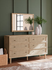 Cielden Two-tone Queen Panel Headboard, Dresser and Mirror from Ashley - Lara Furniture