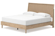 Cielden Two-tone King Panel Bed from Ashley - Lara Furniture