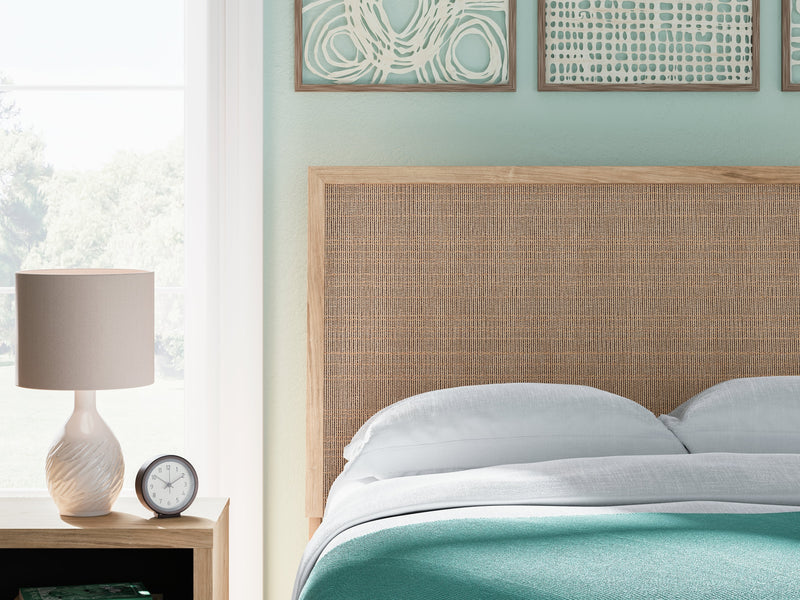 Cielden Two-tone Full Panel Headboard with Mirrored Dresser from Ashley - Lara Furniture