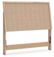 Cielden Two-tone Full Panel Headboard with Mirrored Dresser from Ashley - Lara Furniture