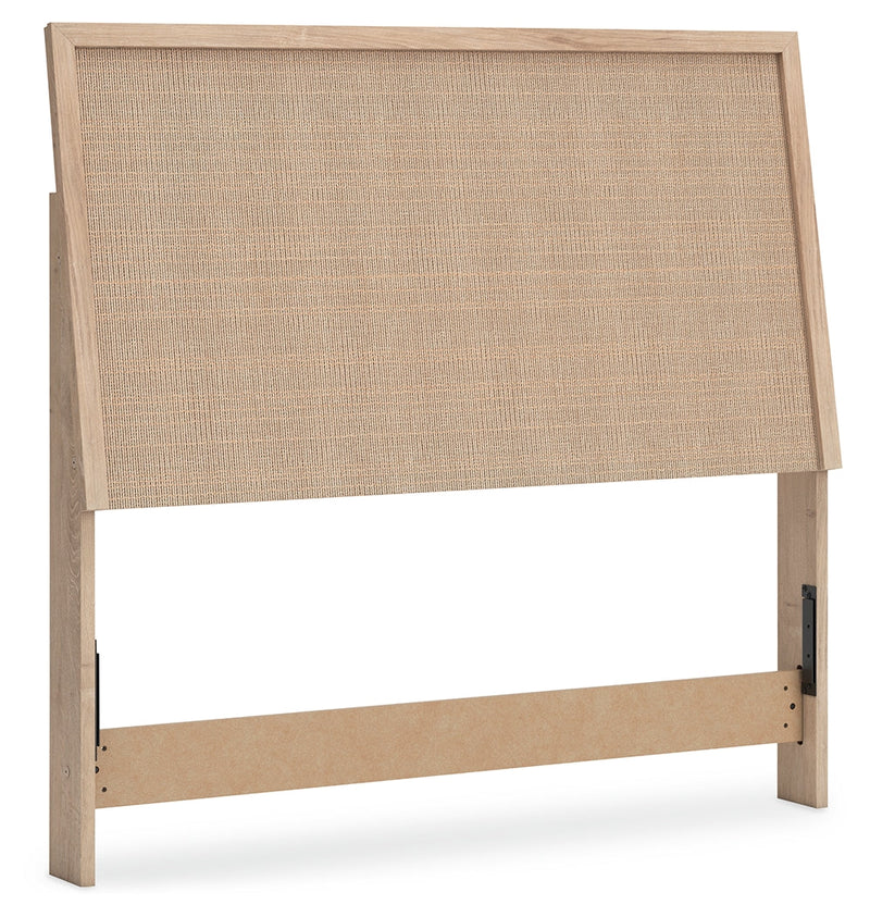Cielden Two-tone Full Panel Headboard with Mirrored Dresser from Ashley - Lara Furniture